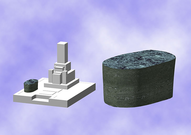 物置台(自然石)